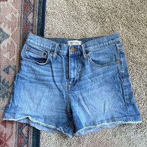 Madewell Blue Jean Shorts High-Waisted